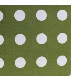 Casâme Paniers Et Corbeilles Tiroir Tissu Vert Pois Blanc -Accessoires de cheminée Soldes tiroir tissu vert pois blanc 4