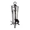 Aubry Gaspard Accessoires De Cheminée Valet De Cheminée 4 Accessoires En Fer Forgé